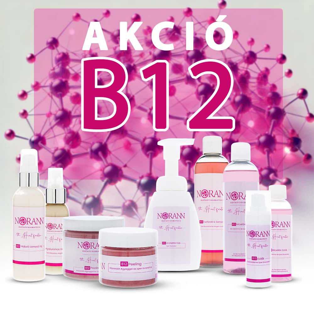 Norann naturcosmetic B12 Eper termékcsalád 