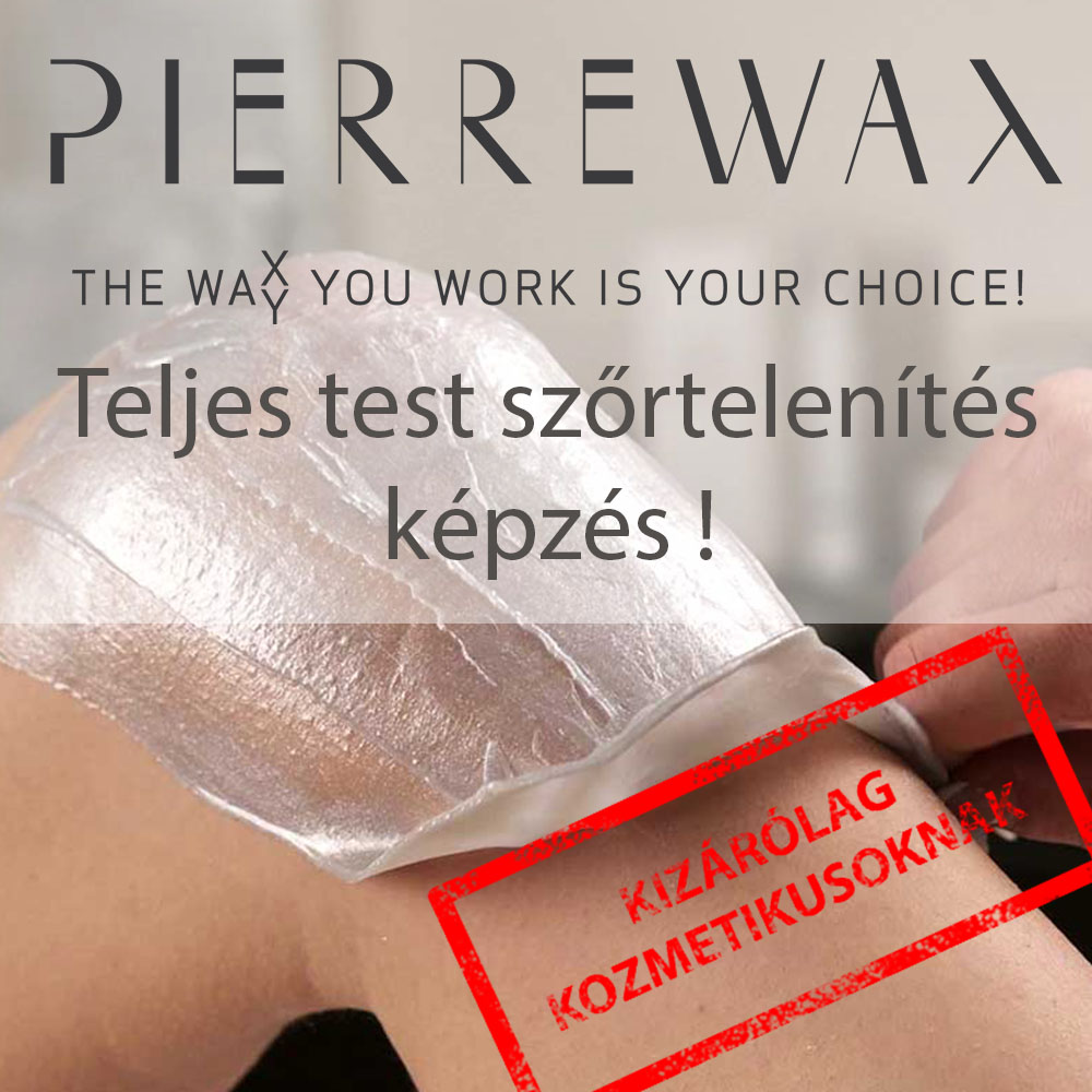 Teljes test szőrtelenítés PierreWax képzés