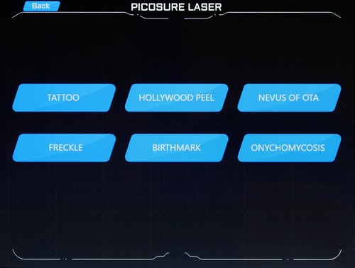 HOLLYWOOD PEEL PRESET MENU