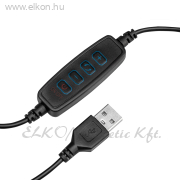 Asztali LED USB/230V nagyítós lámpa csíptetővel fekete - E-SHOP ELKONcosmetic Kft.