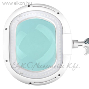 Elegante 6028 LED nagyítós lámpa állítható magasságú állvánnyal fehér - E-SHOP ELKONcosmetic Kft.
