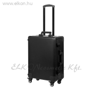 T-27 Hordozható szempillás/fodrász bőrönd pulttá alakítható fekete - E-SHOP ELKONcosmetic Kft.