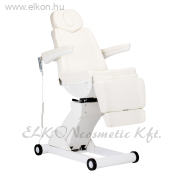 Azzurro 873 forgatható elektromos kozmetikai szék fehér - E-SHOP ELKONcosmetic Kft.