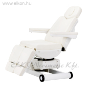 Azzurro 873 forgatható elektromos kozmetikai szék osztott lábtartóval fehér - E-SHOP ELKONcosmetic Kft.