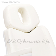 Azzurro 873 forgatható elektromos kozmetikai szék osztott lábtartóval fehér - E-SHOP ELKONcosmetic Kft.