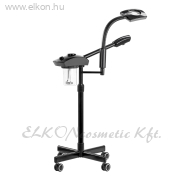 Vapozon, Kozmetikai Arcgőzölő nagyítós lámpával, fekete, Giovanni D-22 - E-SHOP