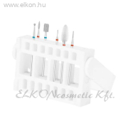 EXO Podo Mix körömcsiszoló fej készlet állvánnyal 7 + 1 darabos - E-SHOP
