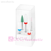 EXO Mani Mix Körömcsiszoló fej készlet tárolóban 5+1 darabos - E-SHOP