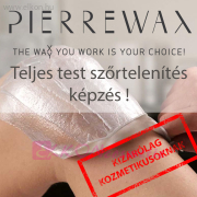 PIERREWAX Teljeskörű szőrtelenítés képzés - PierreWax