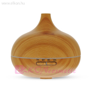 Aroma Diffúzor távirányítóval ARANYTÖLGY, csepp forma, pipával - ELKON