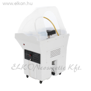 HEAD SPA MOBIL FEJ ÉS HAJTERÁPIÁS KEZELŐÁGY, HAJ SZAUNÁVAL, BÚTOR VÁZAS, ANTRACIT VEGÁN BŐR BORÍTÁS, MŰANYAG FEJMOSÓ, 60L TARTÁLY - ELKON ELKONcosmetic Kft.