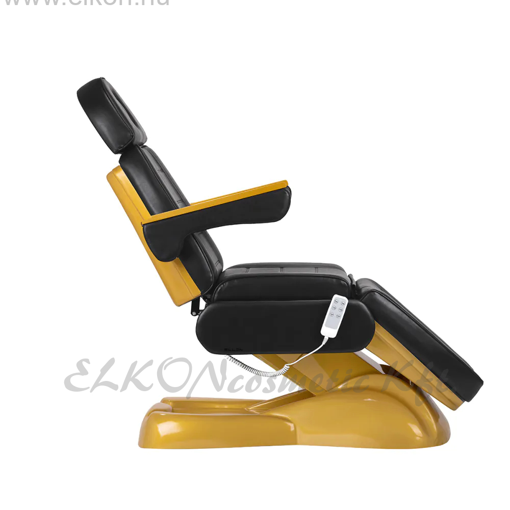 SILLON Lux 273b elektromos kozmetikai szék 3 motoros arany-fekete - E-SHOP ELKONcosmetic Kft.