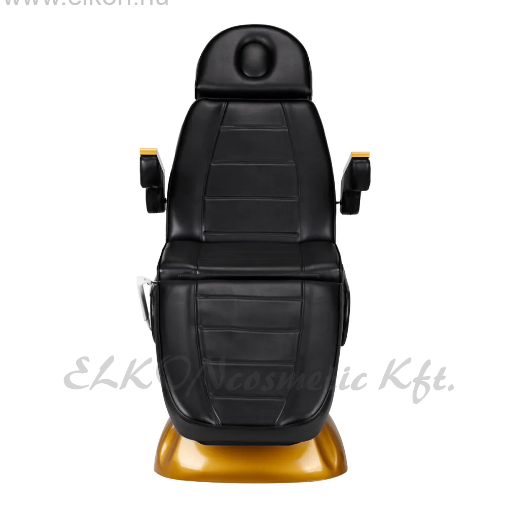 SILLON Lux 273b elektromos kozmetikai szék 3 motoros arany-fekete - E-SHOP ELKONcosmetic Kft.