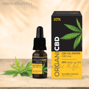 OrganiCBD CBD olaj 10% (1000mg) 10ml - ALVEOLA ELKONcosmetic Kft.