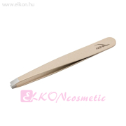 Szemöldökcsipesz Egyenes NGHIA N.404 arany - E-SHOP