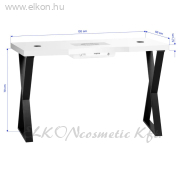 Manikűrös Asztal Porelszívóval MOMO 04-BL - E-SHOP ELKONcosmetic Kft.