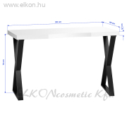 Manikűrös Asztal MOMO 04-BL fekete - E-SHOP ELKONcosmetic Kft.