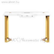 Manikűrös Asztal Porelszívóval MOMO 05-GL arany - E-SHOP ELKONcosmetic Kft.