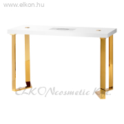 Manikűrös Asztal Porelszívóval MOMO 05-GL arany - E-SHOP ELKONcosmetic Kft.