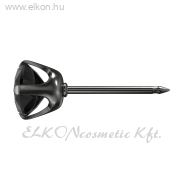 5mm Karmos Cubic Cirkónia Fekete, DLC Natúr Orvosi Fém Belőhető Fülbevaló - STUDEX ELKONcosmetic Kft.