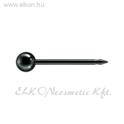 3mm Gömb Fekete, DLC Natúr Orvosi Fém Belőhető Fülbevaló - STUDEX ELKONcosmetic Kft.