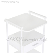 LÉZERES SZŐRTELENÍTŐ KÉSZÜLÉKHEZ GÉPÁLLVÁNY , GURULÓS KÉSZÜLÉK ÁLLVÁNY 3 POLC   +  FIÓK - Bucsányi ELKONcosmetic Kft.