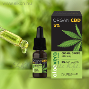 OrganiCBD CBD olaj 5% (500mg) 10ml - ALVEOLA ELKONcosmetic Kft.