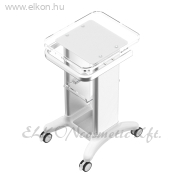 LÉZERES SZŐRTELENÍTŐ KÉSZÜLÉKHEZ PRÉMIUM GÉPÁLLVÁNY , GURULÓS KÉSZÜLÉK ÁLLVÁNY TÁROLÓVAL, PEREMES ASZTALLAL - ELKON ELKONcosmetic Kft.