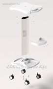 KOZMETIKAI KÉSZÜLÉKHEZ GÉPÁLLVÁNY, GURULÓS KÉSZÜLÉK ÁLLVÁNY TÁROLÓVAL, SMART - ELKON ELKONcosmetic Kft.