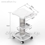 KOZMETIKAI KÉSZÜLÉKHEZ GÉPÁLLVÁNY, GURULÓS KÉSZÜLÉK ÁLLVÁNY TÁROLÓVAL, SMART - ELKON ELKONcosmetic Kft.