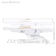 ELEKTROMOS KEZELŐSZÉK - KEZELŐÁGY 3 MOTOROS SILLON LUX HIDEG FEHÉR - E-SHOP ELKONcosmetic Kft.