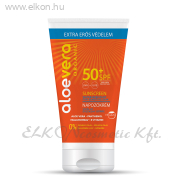 Aloe Vera Organic SPF50 Napozó krém arcra és testre 150ml - ALVEOLA ELKONcosmetic Kft.