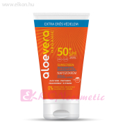 Aloe Vera Organic SPF50 Napozó krém arcra és testre 150ml - Aloe Vera Organic