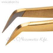 Pro Fiber Slim Volume csipesz - Arany fejű - Long Lashes ELKONcosmetic Kft.