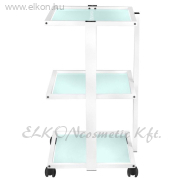 KEZELŐSZÉK  +  KELLÉKTARTÓ POLC  +  NAGYÍTÓS LÁMPA S5 LED - E-SHOP ELKONcosmetic Kft.