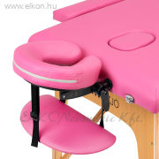 HORDOZHATÓ 2 SZEKCIÓS ÖSSZECSUKHATÓ MASSZÁZS ASZTAL, ÁGY, Fizjo FAVÁZAS RÓZSASZÍN - E-SHOP HORDOZHATÓ 2 SZEKCIÓS ÖSSZECSUKHATÓ MASSZÁZS ASZTAL, ÁGY, Fizjo FAVÁZAS RÓZSASZÍN - E-SHOP ELKONcosmetic Kft.
