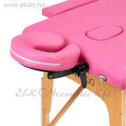 HORDOZHATÓ 2 SZEKCIÓS ÖSSZECSUKHATÓ MASSZÁZS ASZTAL, ÁGY, Fizjo FAVÁZAS RÓZSASZÍN - E-SHOP HORDOZHATÓ 2 SZEKCIÓS ÖSSZECSUKHATÓ MASSZÁZS ASZTAL, ÁGY, Fizjo FAVÁZAS RÓZSASZÍN - E-SHOP ELKONcosmetic Kft.