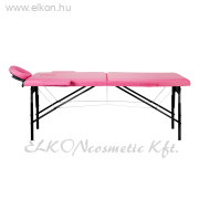 HORDOZHATÓ 2 SZEKCIÓS ÖSSZECSUKHATÓ MASSZÁZS ASZTAL, ÁGY, Fizjo FEKETE-RÓZSASZÍN - E-SHOP ELKONcosmetic Kft.