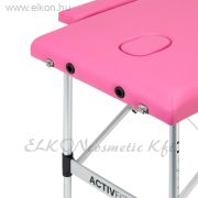 HORDOZHATÓ 2 SZEKCIÓS ÖSSZECSUKHATÓ MASSZÁZS ASZTAL, ÁGY, Fizjo ALUMÍNIUM VÁZ RÓZSASZÍN - E-SHOP HORDOZHATÓ 2 SZEKCIÓS ÖSSZECSUKHATÓ MASSZÁZS ASZTAL, ÁGY, Fizjo ALUMÍNIUM VÁZ RÓZSASZÍN - E-SHOP ELKONcosmetic Kft.