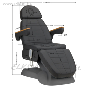 ELEKTROMOS KEZELŐSZÉK - KEZELŐÁGY 3 MOTOROS SILLON Lux 273B SZÜRKE TALPPAL - E-SHOP ELKONcosmetic Kft.