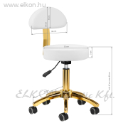 FORGÓZSÁMOLY GÁZRUGÓS HÁTTÁMLÁS ARANY-FEHÉR AM-304G - E-SHOP ELKONcosmetic Kft.