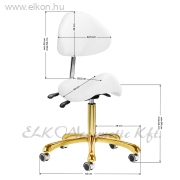 FORGÓZSÁMOLY GÁZRUGÓS NYERGES HÁTTÁMLÁS Giovanni 1004 ARANY-FEHÉR - E-SHOP ELKONcosmetic Kft.