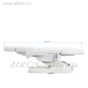 ELEKTROMOS KEZELŐSZÉK - KEZELŐÁGY 3 MOTOROS AZZURRO LUX FEHÉR - E-SHOP ELKONcosmetic Kft.