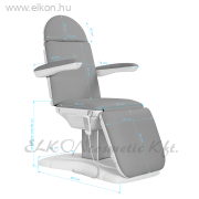 ELEKTROMOS KEZELŐSZÉK - KEZELŐÁGY 3 MOTOROS SILLON ECLIPSE SZÜRKE - E-SHOP ELKONcosmetic Kft.
