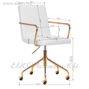 HÁTTÁMLÁS GÁZRUGÓS MUNKASZÉK QS-OF211G ARANY-KRÉMSZÜRKE - E-SHOP HÁTTÁMLÁS GÁZRUGÓS MUNKASZÉK QS-OF211G ARANY-KRÉMSZÜRKE - E-SHOP ELKONcosmetic Kft.