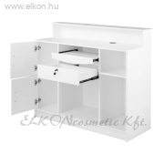 GABBIANO RECEPCIÓS PULT G26B FEHÉR-FEKETE - E-SHOP ELKONcosmetic Kft.