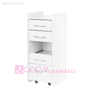 KOZMETIKAI MUNKAÁLLOMÁS MINI SZEKRÉNY 969 FEHÉR - E-SHOP