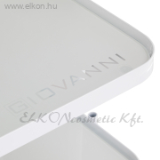 GURULÓS 4 POLCOS ÜVEGLAPOS ESZKÖZKOCSI FEHÉR H6702 - E-SHOP ELKONcosmetic Kft.