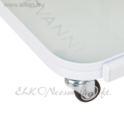 GURULÓS 4 POLCOS ÜVEGLAPOS ESZKÖZKOCSI FEHÉR H6702 - E-SHOP ELKONcosmetic Kft.