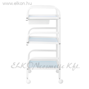 GURULÓS 3 POLCOS ESZKÖZKOCSI + 1 FIÓK FEHÉR BASIC 121 - E-SHOP GURULÓS 3 POLCOS ESZKÖZKOCSI + 1 FIÓK FEHÉR BASIC 121 - E-SHOP ELKONcosmetic Kft.